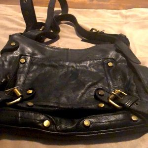 Beautiful black leather purse by Topshop!